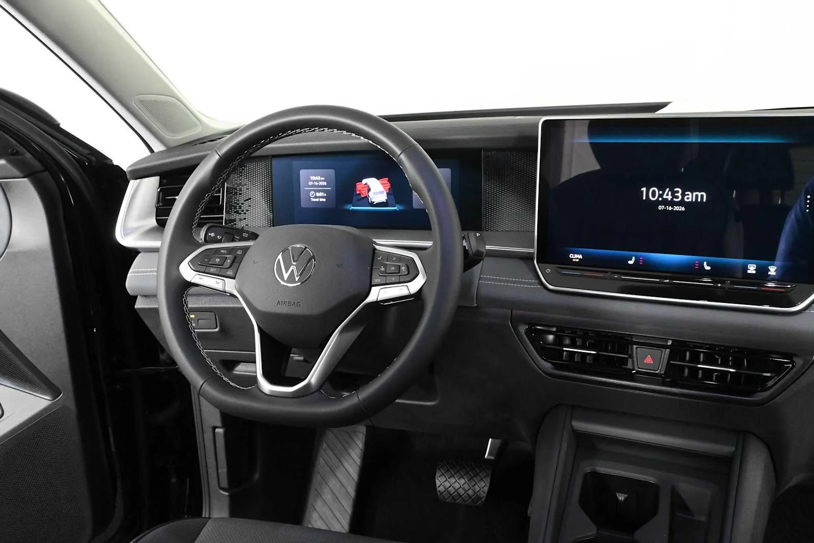 New 2026 Deep Black Pearl Volkswagen SE image 3