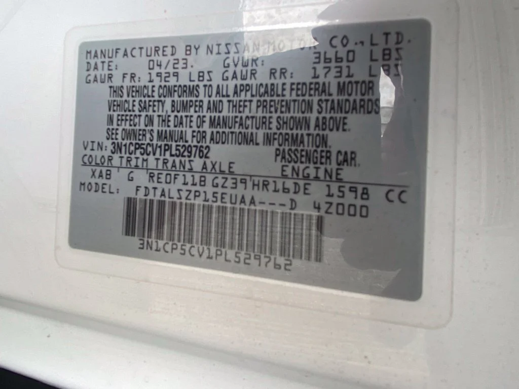 Used 2023 White Nissan SV image 20