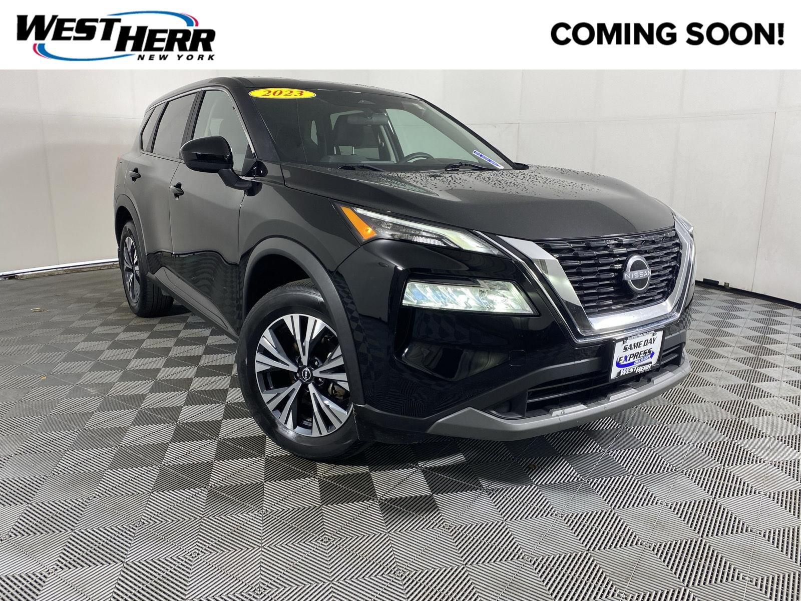 Used 2023 Super Black Nissan SV image 1