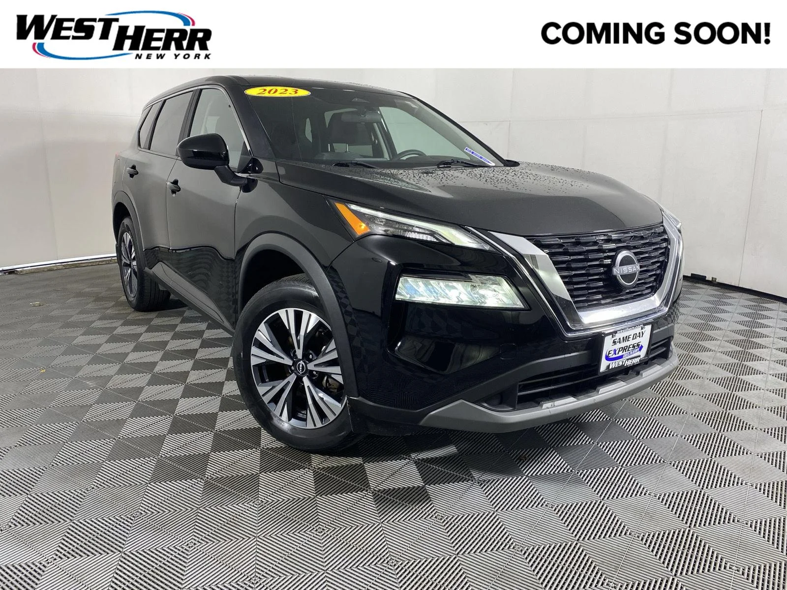 Used 2023 Super Black Nissan SV image 1