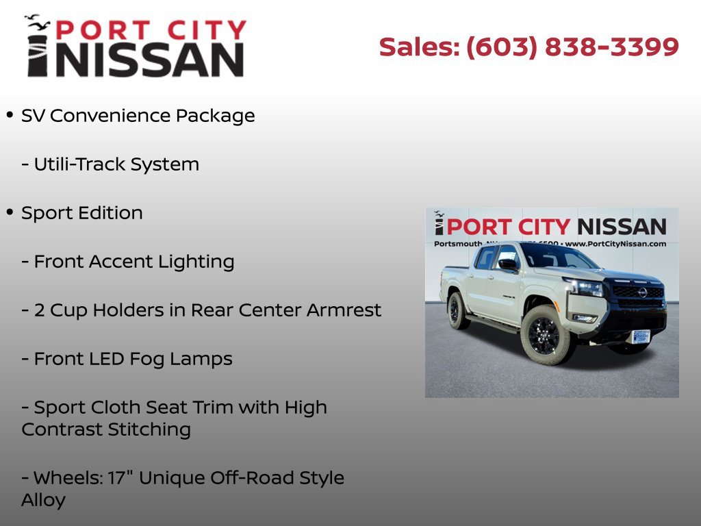 New 2027 Boulder Gray Pearl Nissan Crew Cab SV sport image 13