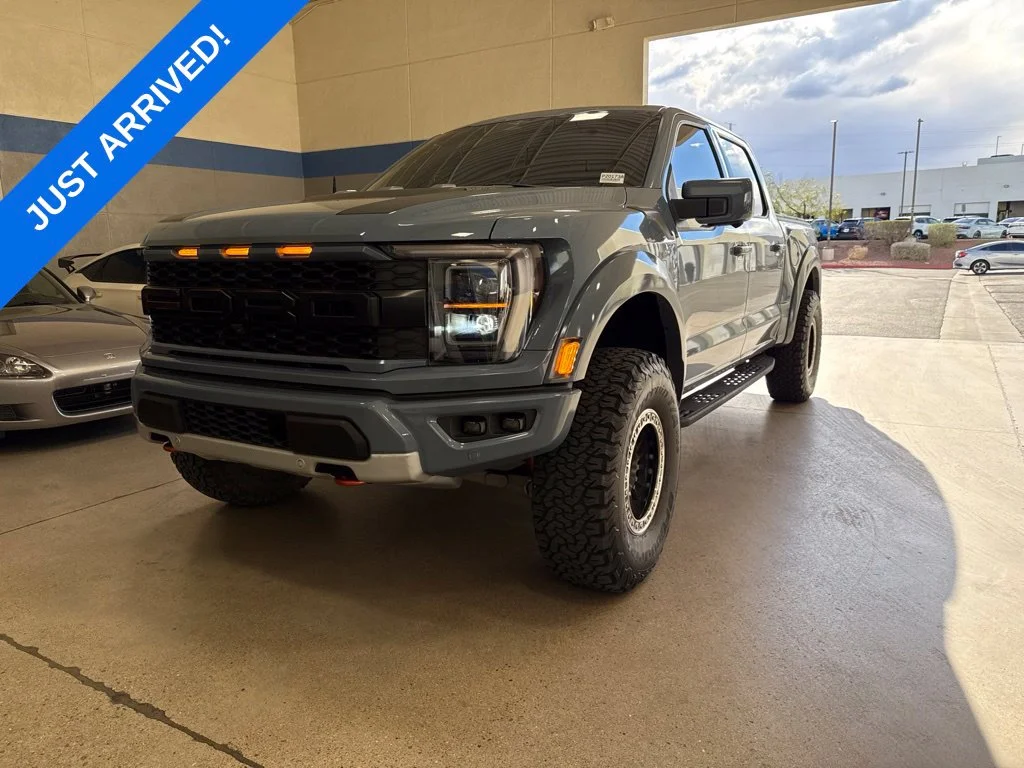 Used 2023 Azure Gray Metallic Ford Raptor image 1