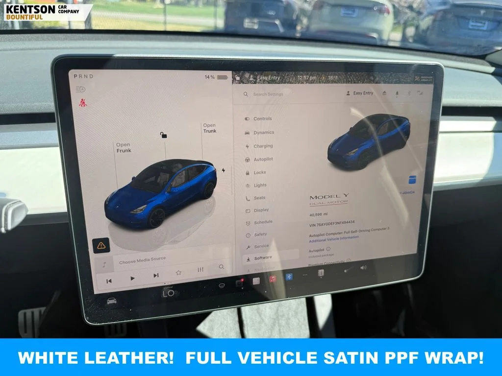 Used 2022 Blue Tesla Performance image 21