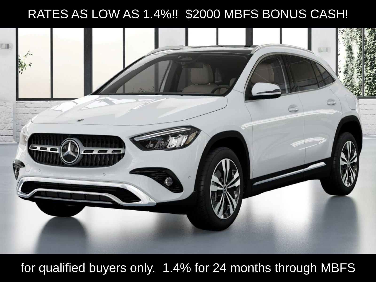 New 2026 Polar White Mercedes-Benz GLA 250 image 1