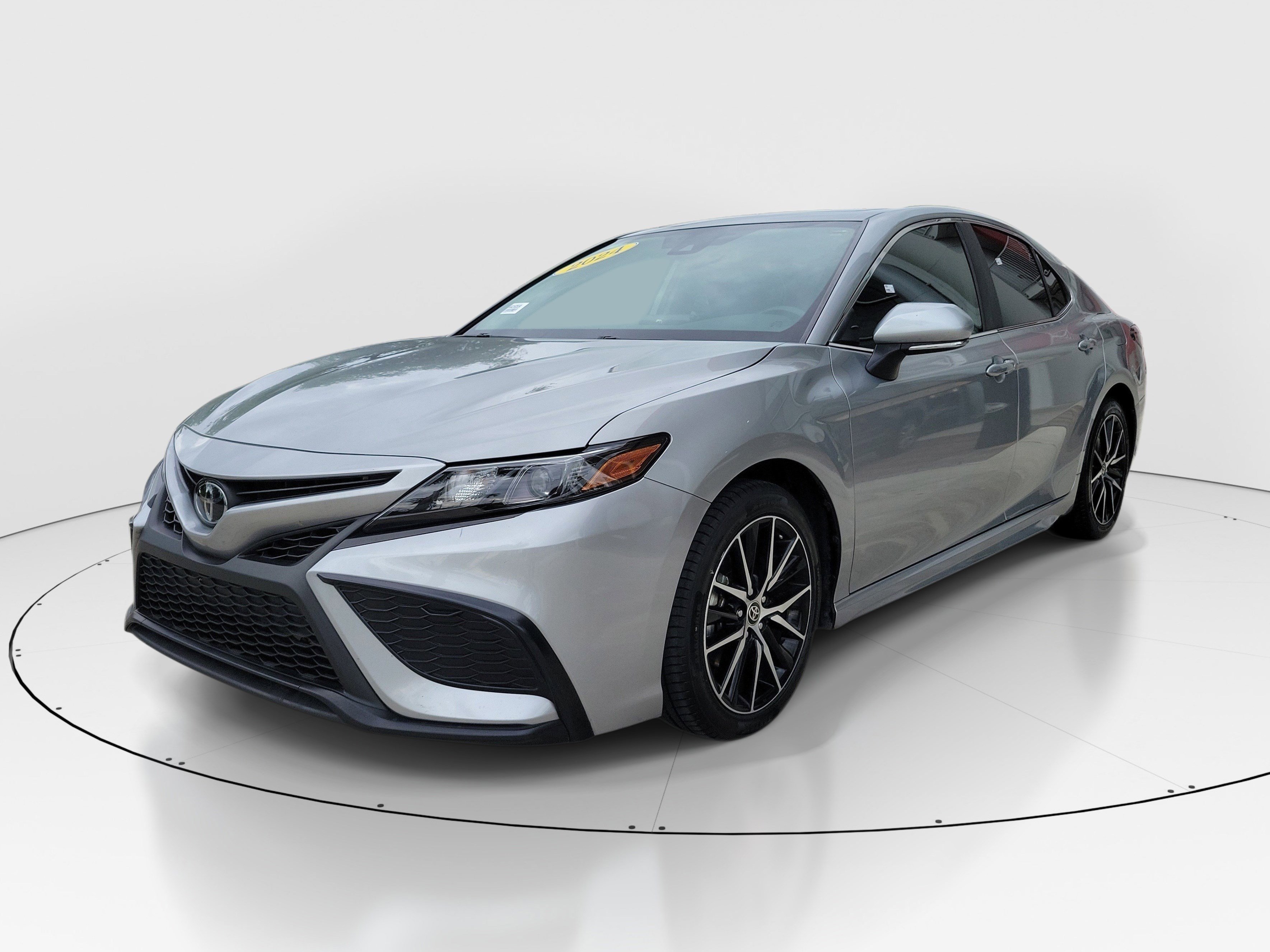Used 2024 Celestial Silver Metallic Toyota SE image 3