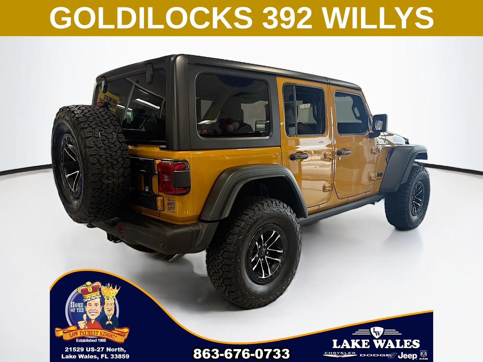 New 2026 Goldilocks Exterior Paint Jeep Willys image 6