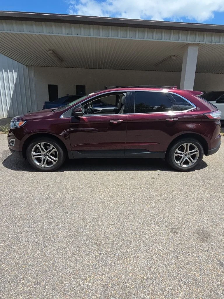 Used 2017 Red Ford Titanium image 2