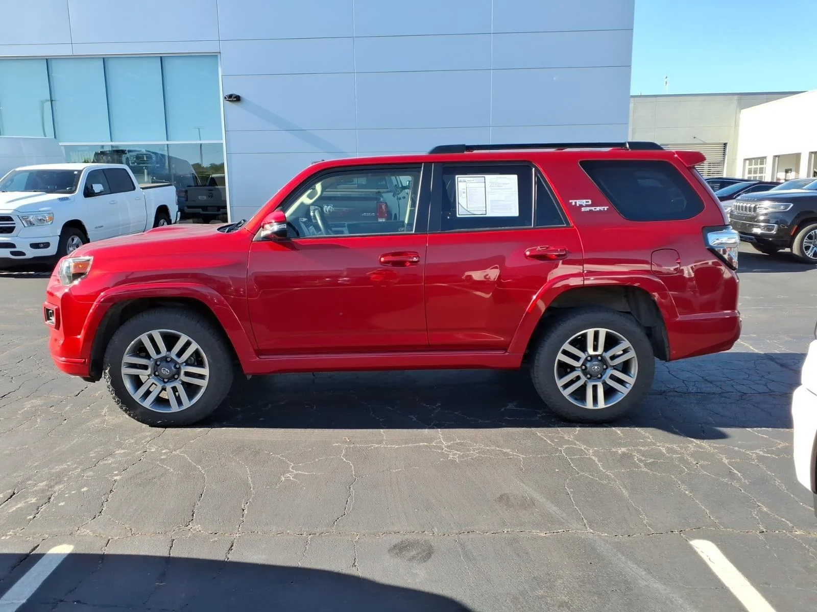 Used 2022 Barcelona Red Metallic Toyota TRD Sport image 4
