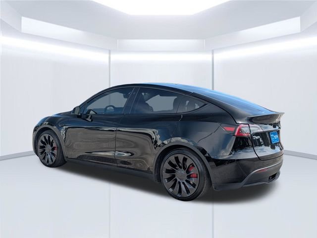 Used 2023 Solid Black Tesla Performance image 3