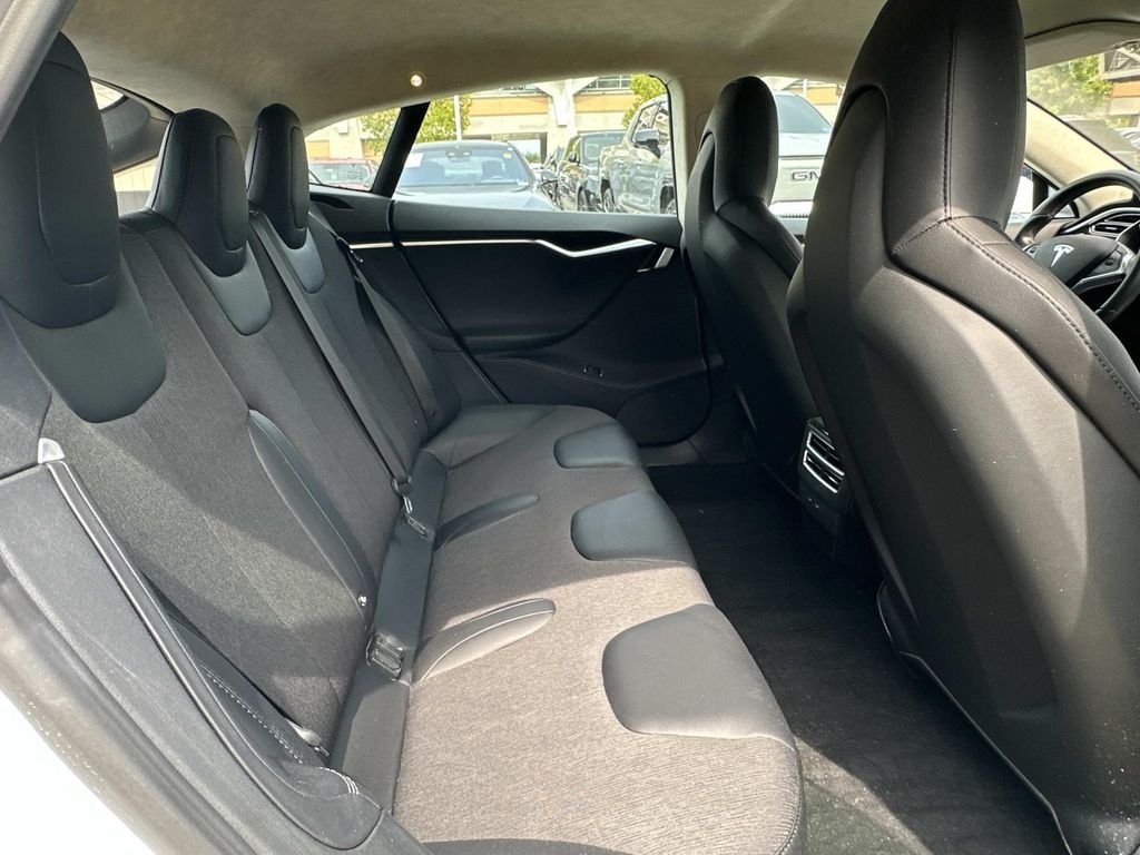 Used 2016 Pearl White Multi-Coat Tesla 60D image 12