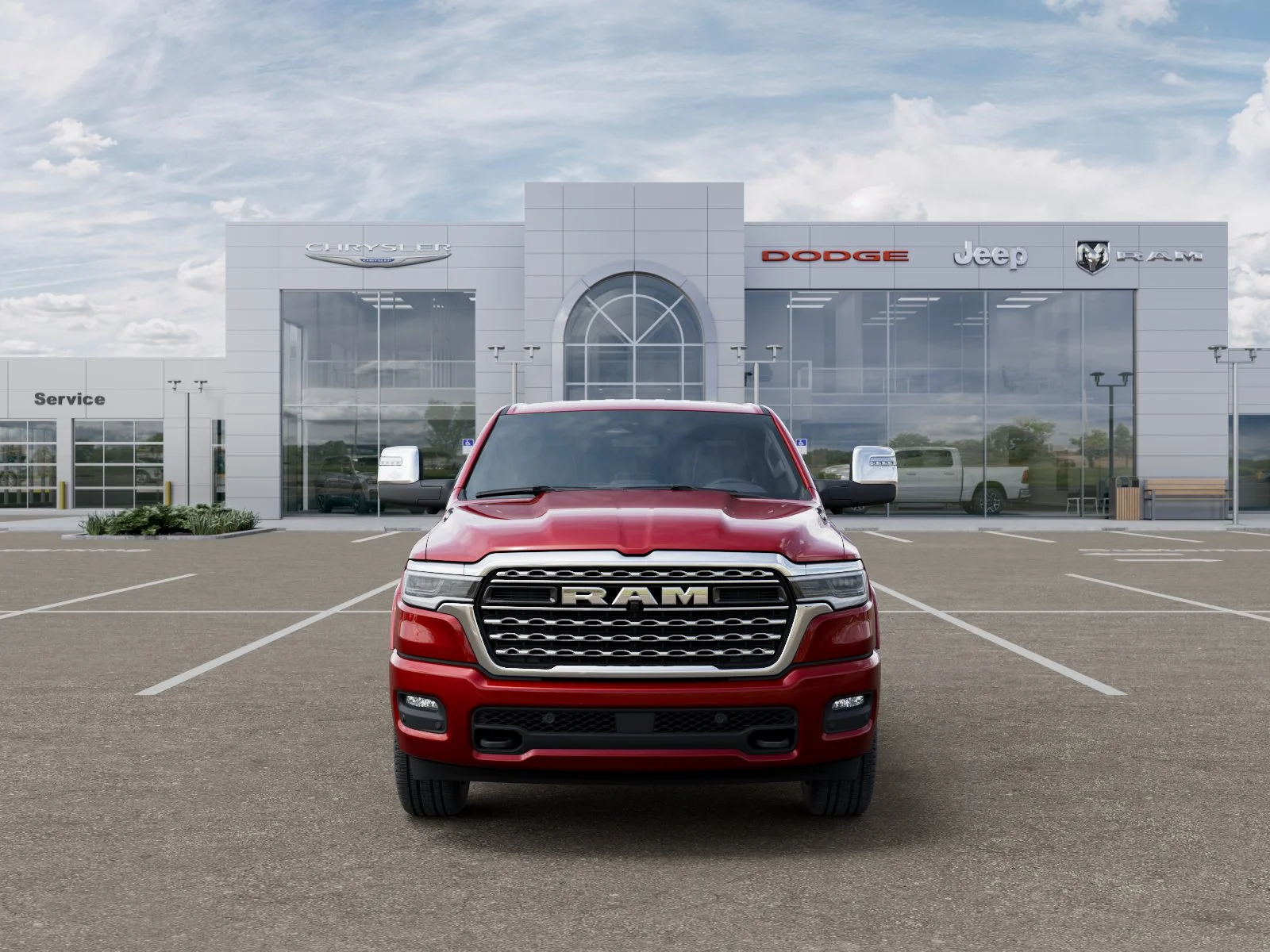New 2026 Molten Red Pearlcoat RAM Limited image 33