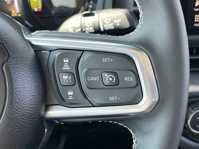 Used 2025 Bright White Clearcoat Jeep Sahara 4xe image 15