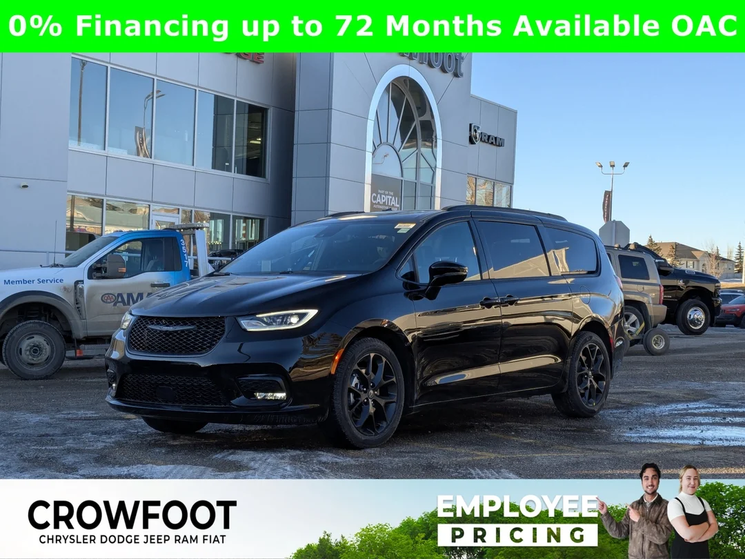 New 2026 Black Chrysler Select - - FWD - Panoramic Sunroof - Power Sliding Doors - S App Pkge & More! image 1