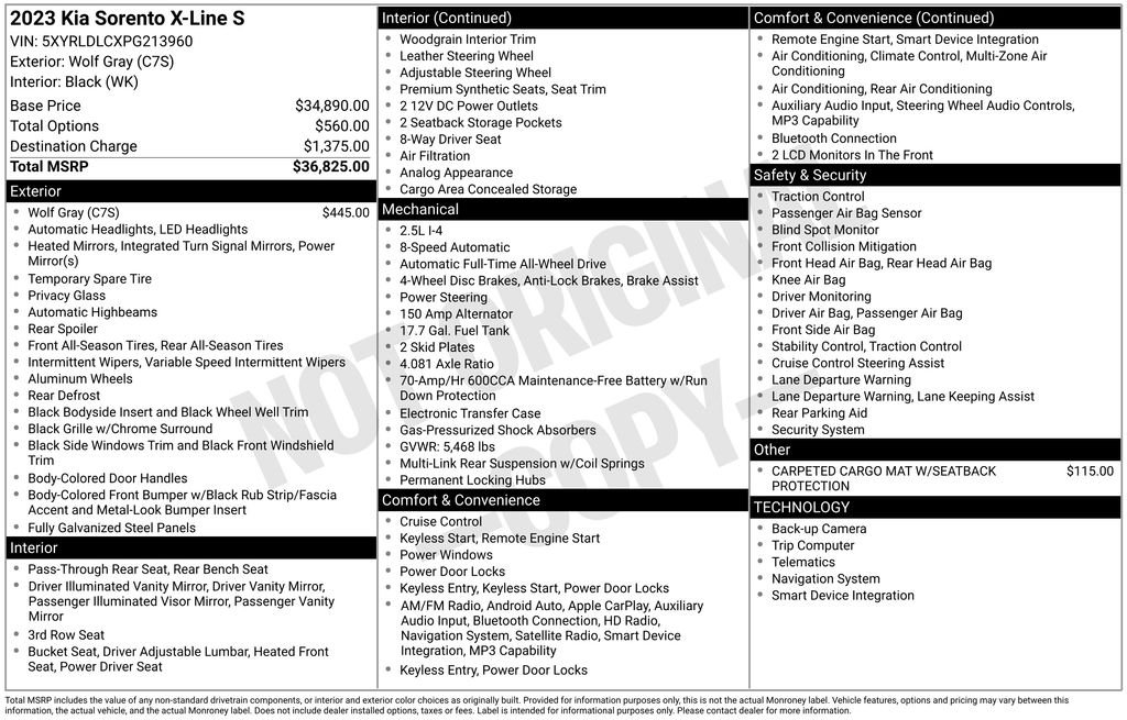 Certified Used 2023 Gray Kia X-Line S image 8