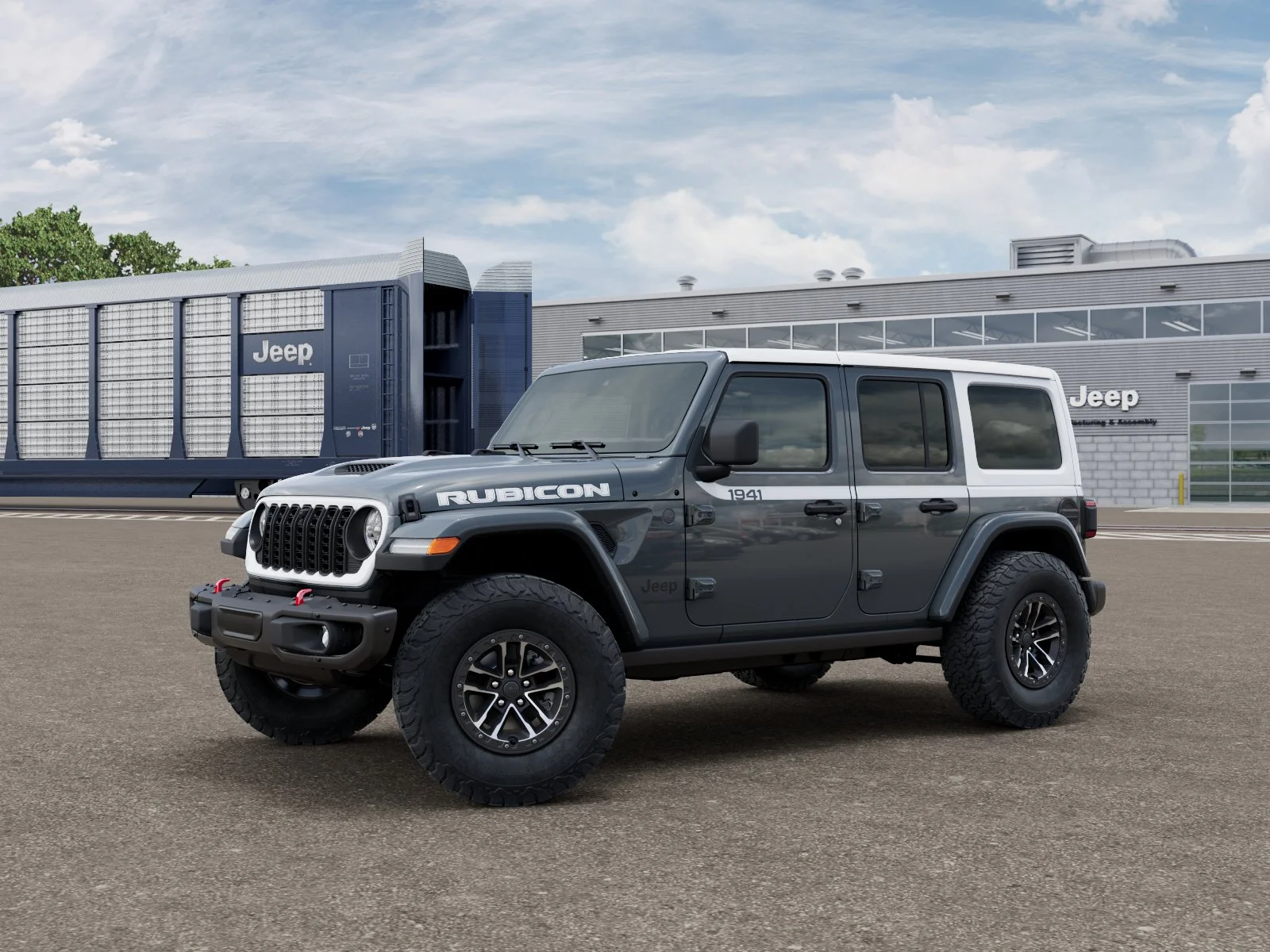 New 2026 Anvil Clear-Coat Exterior Paint Jeep Rubicon X image 1