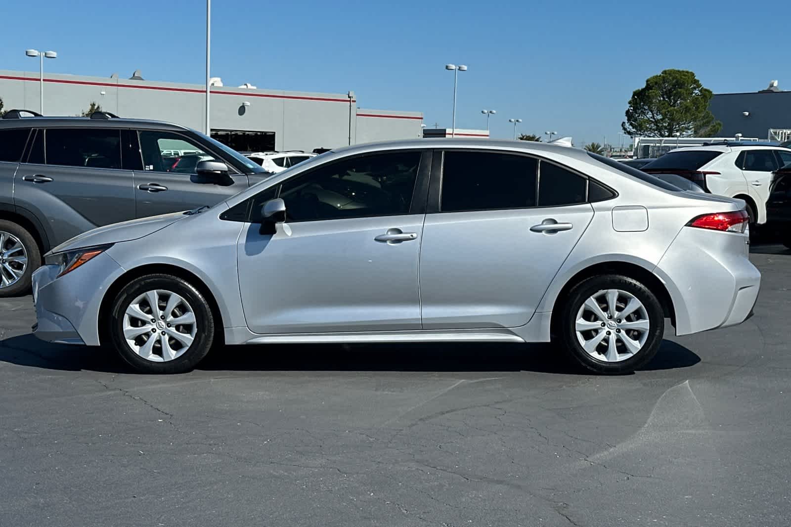 Used 2023 Classic Silver Metallic Toyota LE image 9