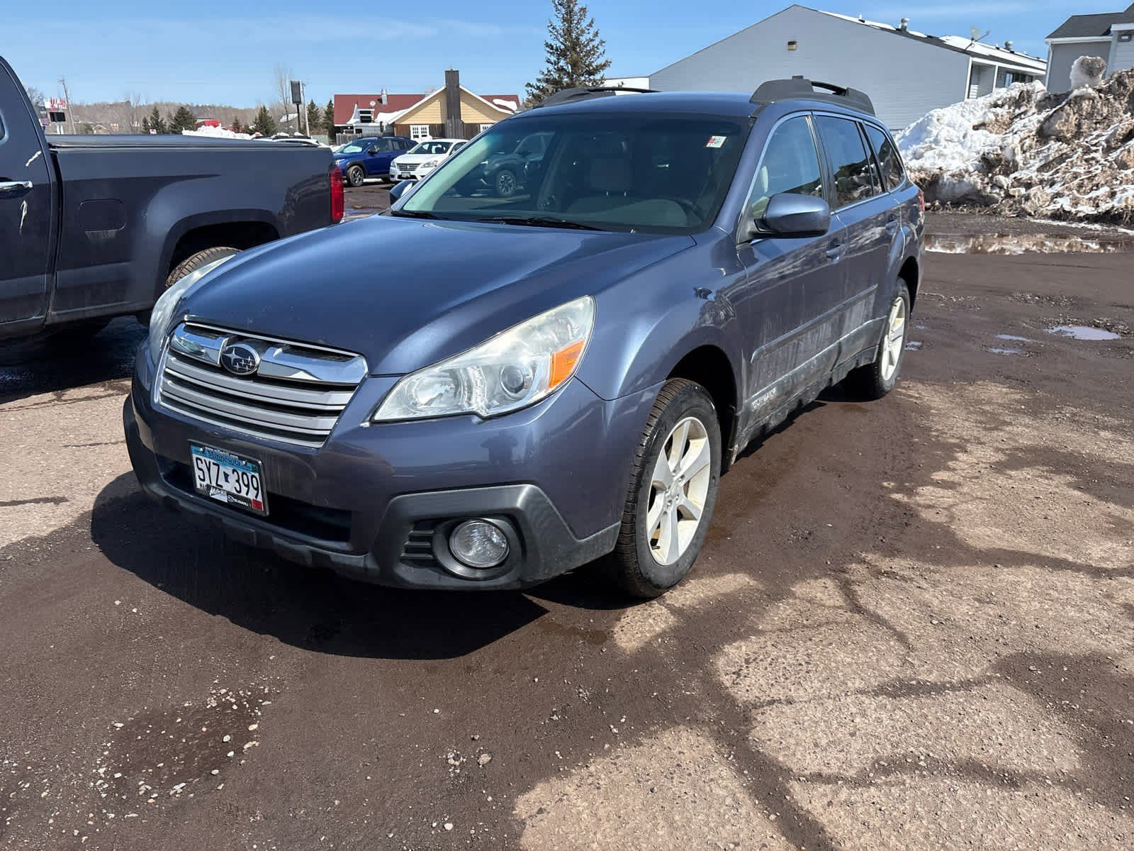 Used 2014 Subaru Outback 2.5i Premium with VIN 4S4BRCCC1E3299540 for sale in Duluth, MN
