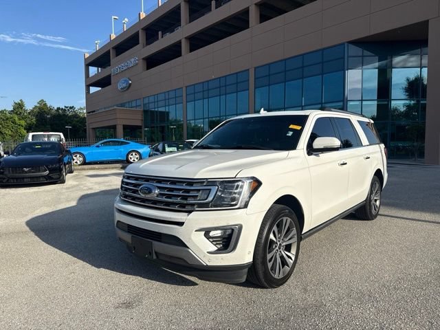Used 2021 Star White Metallic Tri-Coat Ford Limited image 1
