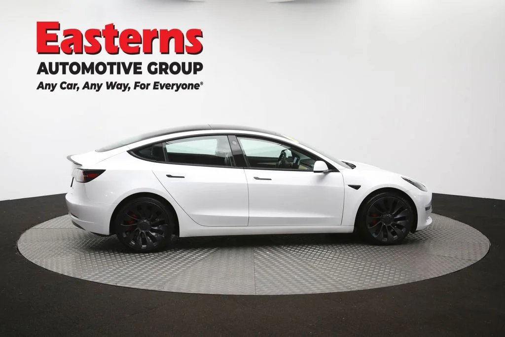 Used 2021 White Tesla Performance image 38