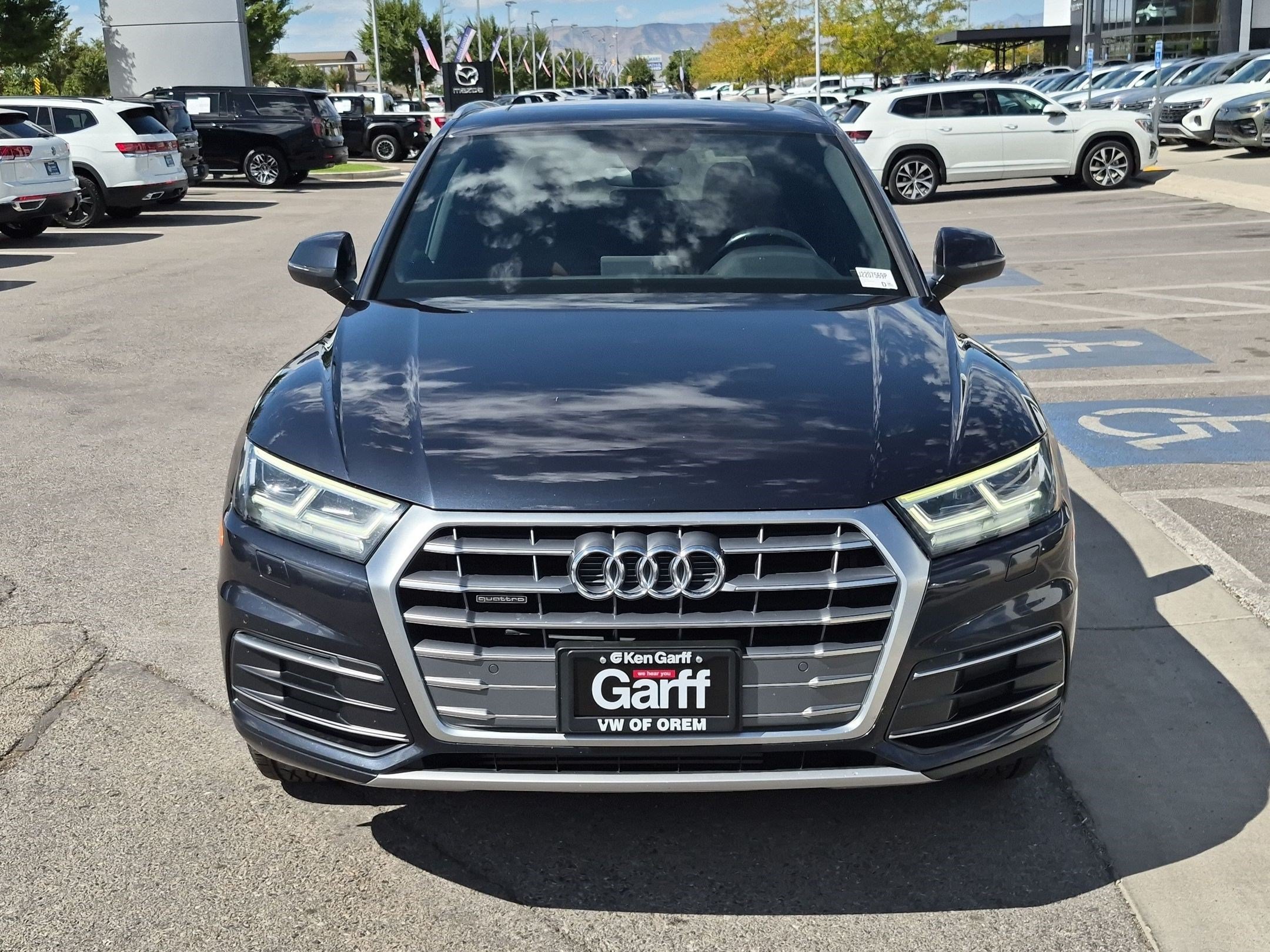 Used 2018 Moonlight Blue Audi Premium Plus image 8