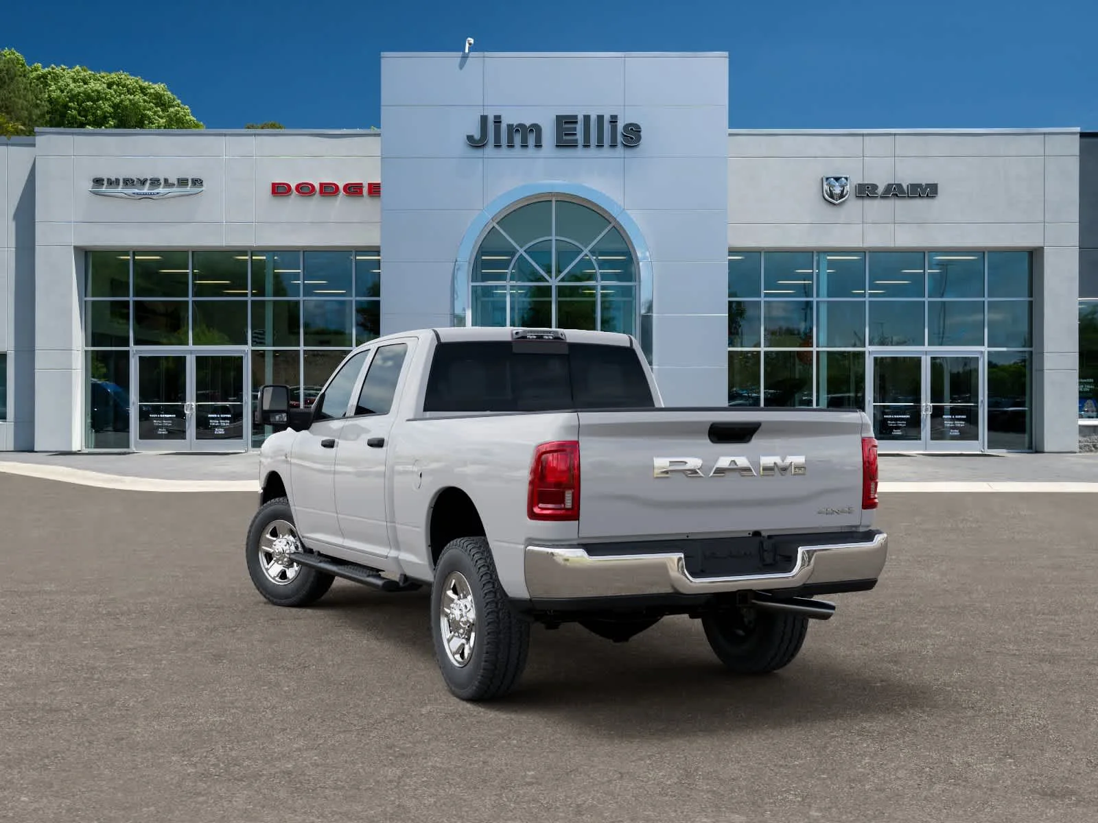 New 2025 Bright White Clear-Coat Exterior Paint RAM Tradesman image 3