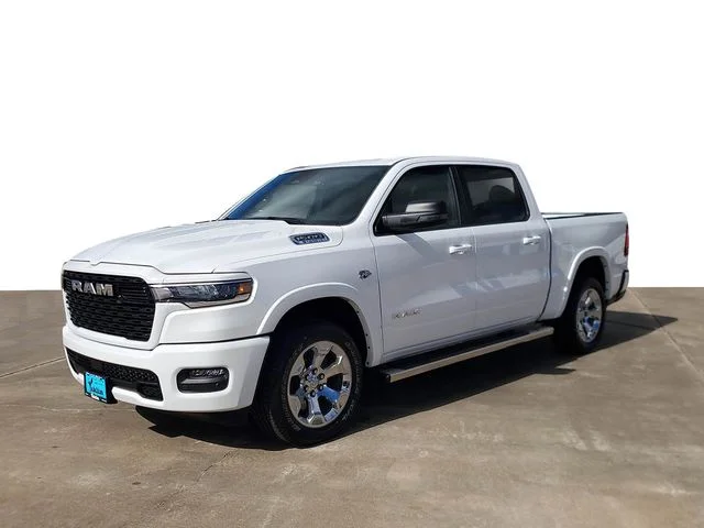 New 2026 Bright White Clear-Coat Exterior Paint RAM Big Horn/Lone Star image 2