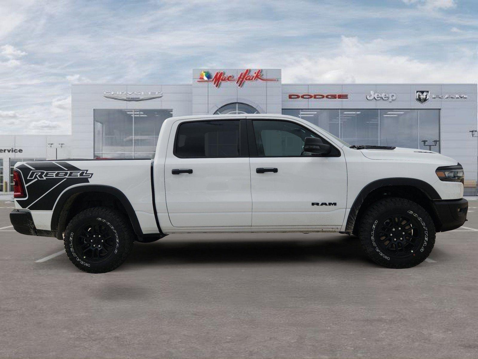 New 2026 Bright White Clear-Coat Exterior Paint RAM Rebel image 6