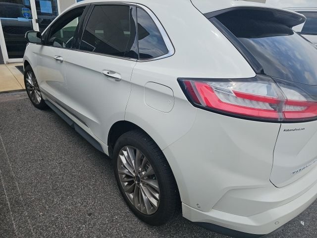 Certified Used 2022 White Ford Titanium image 4