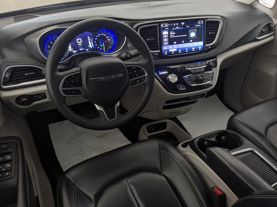 Certified Used 2023 Grey Chrysler Touring L - - AWD - Caprice Leather - Heated Seats & Wheel - Blind Spot & More! image 23