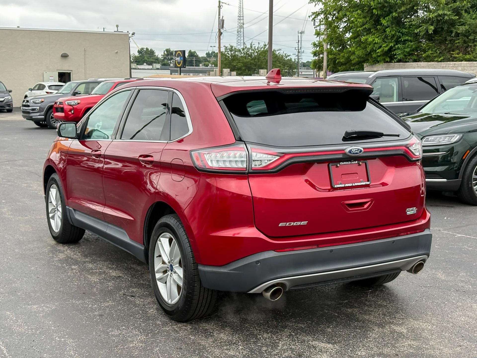 Used 2018 Red Ford SEL image 11