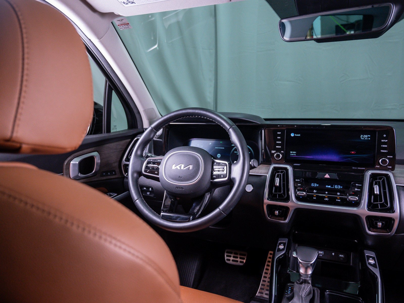 Used 2022 Aruba Green Kia X-Line SX Prestige image 15