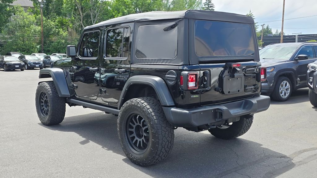 Used 2022 Black Clearcoat Jeep Unlimited Willys image 5