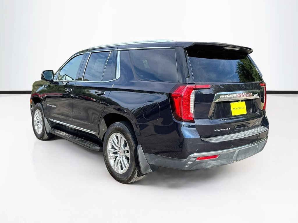 Used 2022 MIDNIGHT BLUE METALLIC GMC SLT image 7