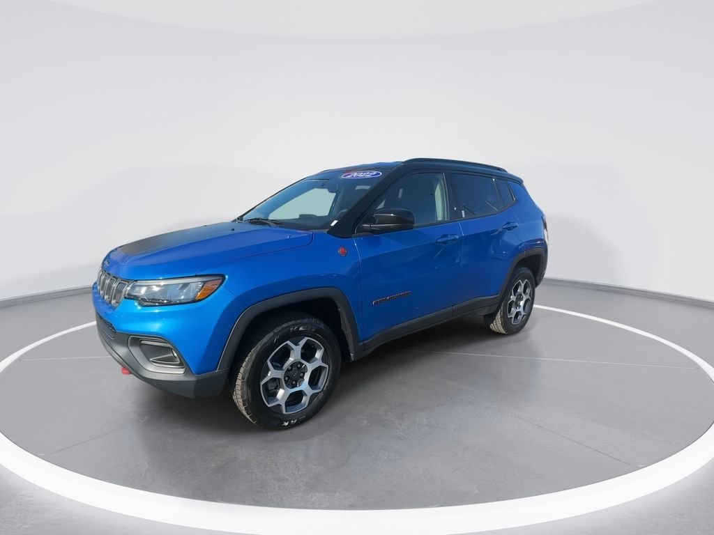 Certified Used 2022 Blue Jeep Trailhawk image 4