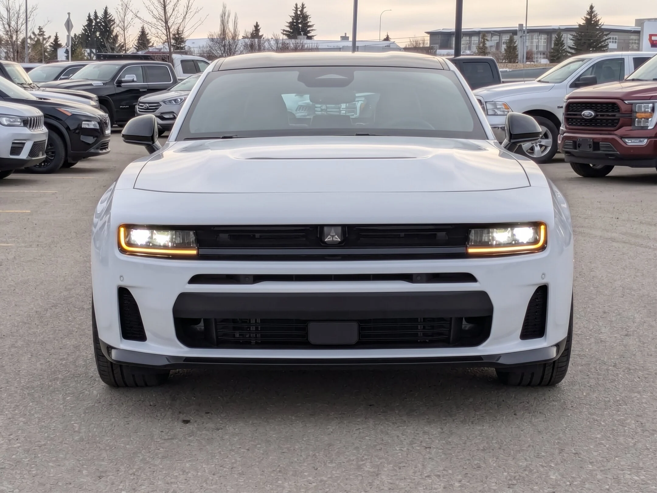 New 2026 White Dodge Scat Pack - - Blacktop Pkg - Two-Tone Black Roof - 20 Black Wheels - Adaptive Cruise & More! image 3