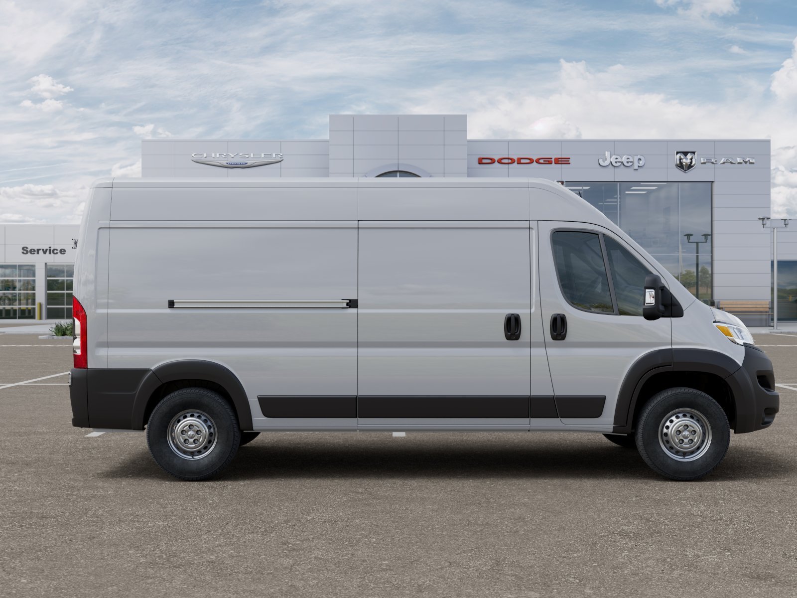 New 2026 Bright White Clear-Coat Exterior Paint RAM High Roof image 47
