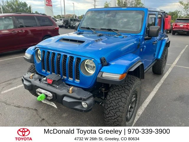 Used 2022 Blue Jeep Unlimited Rubicon 392 image 1