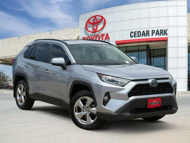 Certified Used 2021 SILVER SKY METALLIC Toyota Hybrid XLE Premium image 1