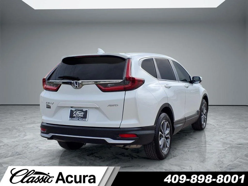 Used 2022 Platinum White Pearl Honda AWD EX image 6