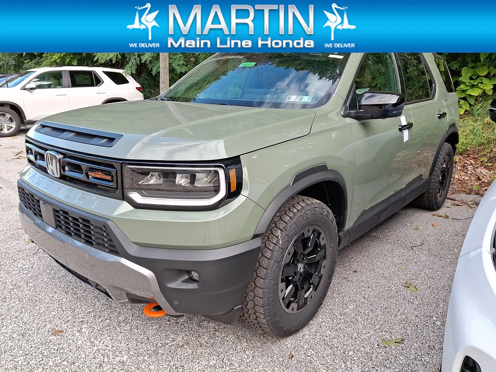 New 2026 Ash Green Metallic Honda TrailSport Elite Blackout image 1