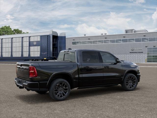 New 2027 Diamond Black Crystal Pearl-Coat Exterior Paint Ram Limited image 2