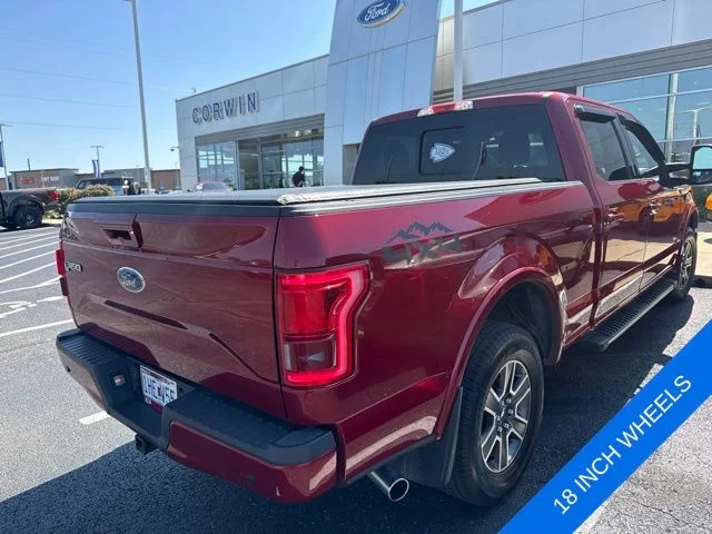 Used 2015 Red Ford Lariat image 9