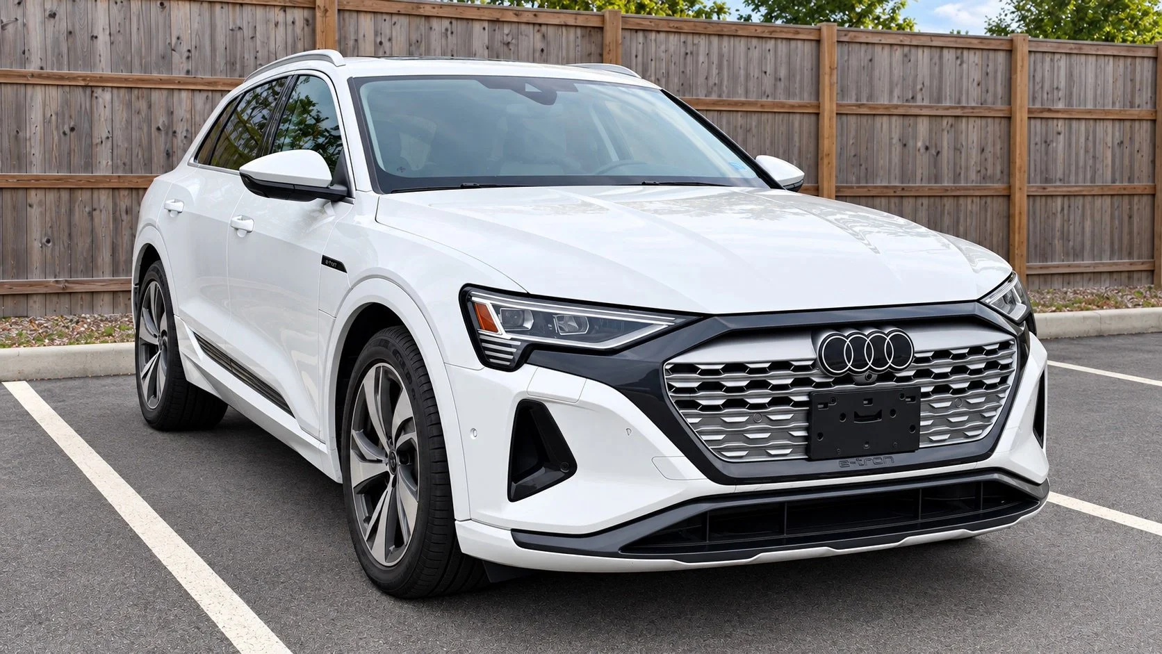 Used 2024 Glacier White Audi Premium Plus image 1