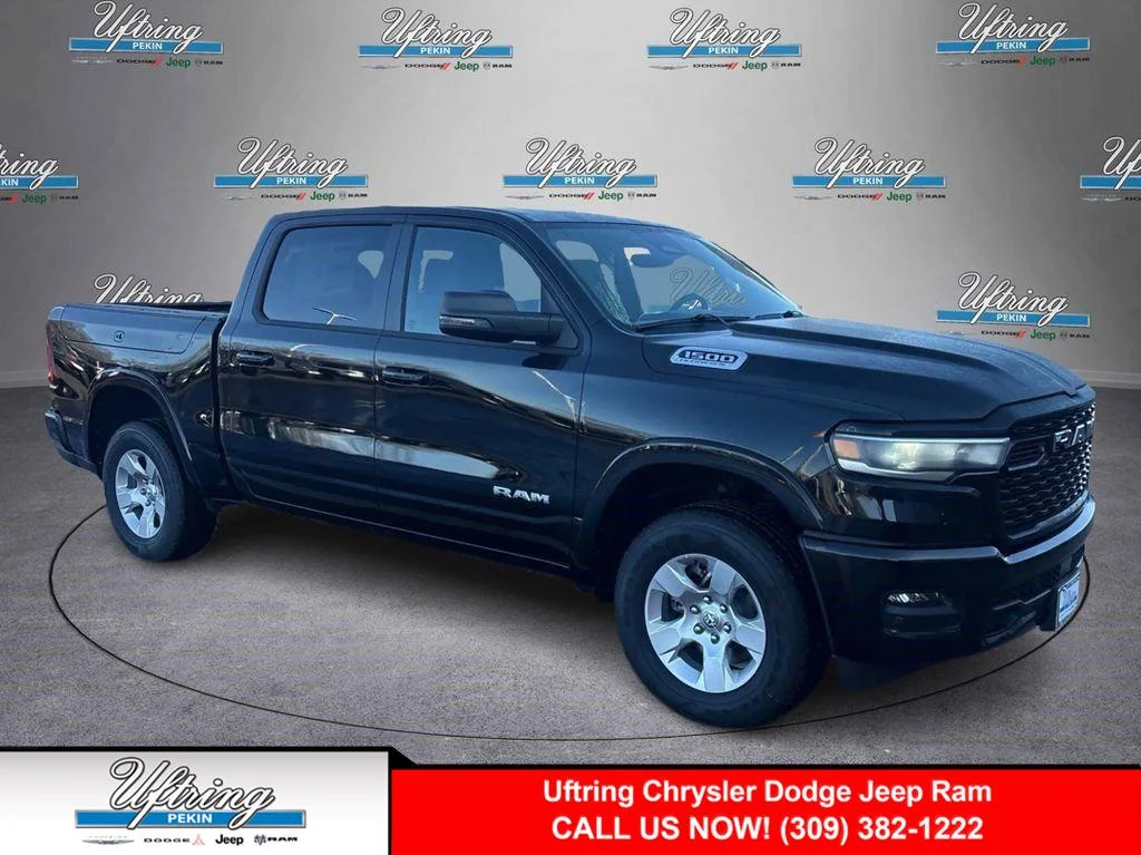 New 2026 Diamond Black Crystal Pearlcoat Ram Lone Star image 1