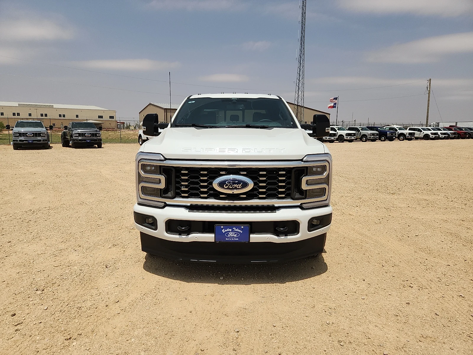 New 2026 Star White Metallic Tri-Coat Ford F-350® Platinum® image 2