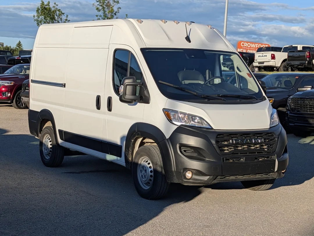 Certified Used 2025 White RAM Tradesman 136 HR - Convenience Grp - MOPAR Side Wall Paneling - Cargo Partition image 2