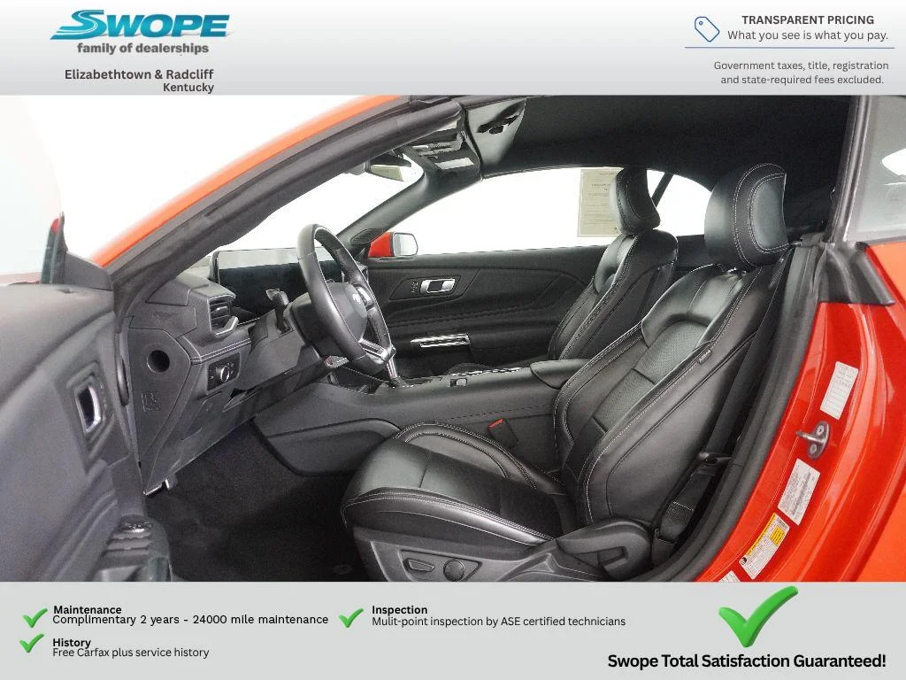 Used 2024 Race Red Ford EcoBoost Premium image 12