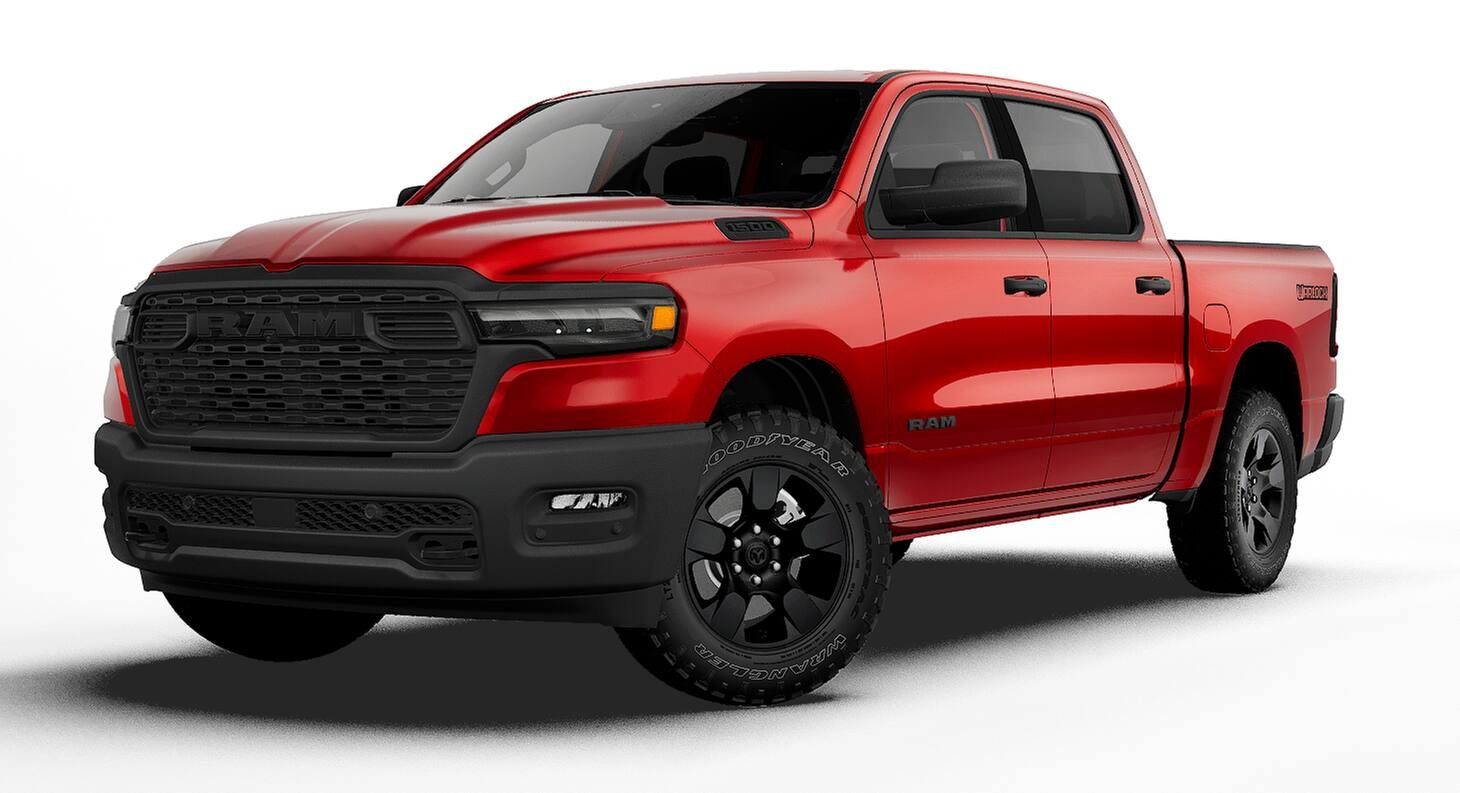 New 2027 Molten Red Pearl-Coat Exterior Paint RAM  image 13
