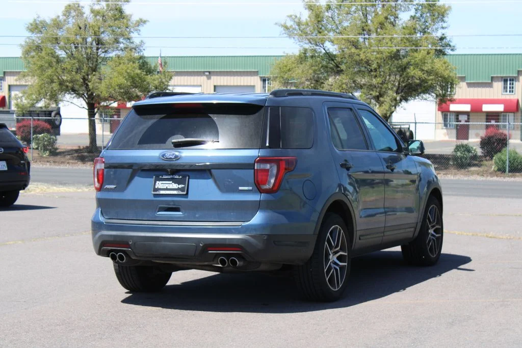 Used 2019 Blue Metallic Ford Sport image 5