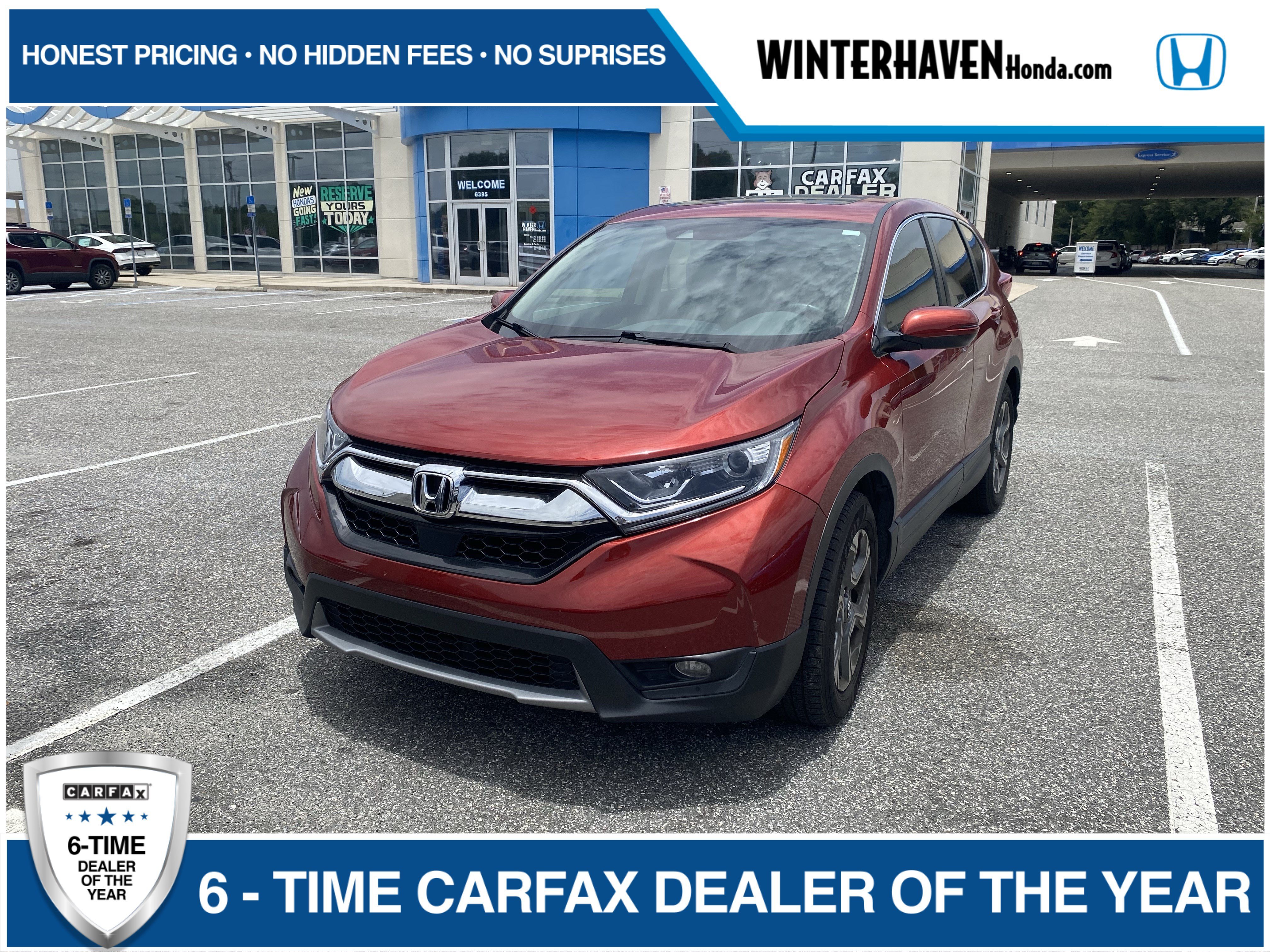 Used 2019 Molten Lava Pearl Honda EX-L image 1